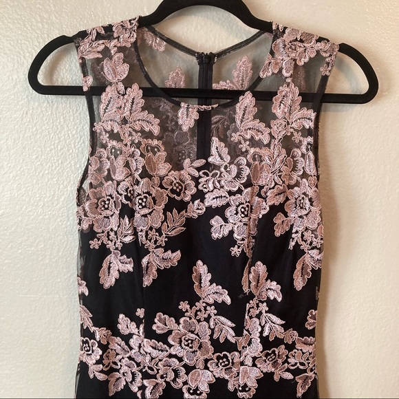 BHLDN Hitherto Tonya Lace Dress Black Pink size 4 - Picture 5 of 12